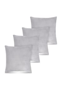 Aspero® - 4er Set Kissenbezüge Tamara - Anthrazit