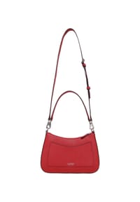 LAUREN RALPH LAUREN SM LRL MONOGRAM - Schultertasche, Leder, für Damen - FESTIVE RED