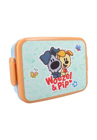 COFI - Woezel & Pip Brotdose – Fröhliche Lunchbox in Blau mit Woezel - Mehrfarbig 16 x 13 x 5 cm