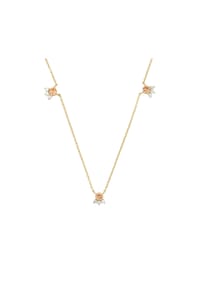 NOELANI - Kette mit Anhänger für Damen, 925 Sterling Silber, Zirkonia synth. - Gold