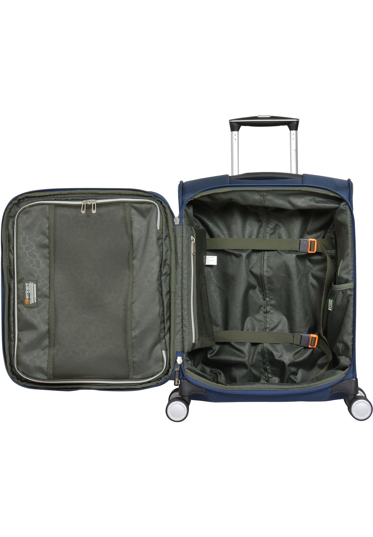 eminent MERCURY II 4-Doppelrollen-Trolley, Kreuzspanngurte 