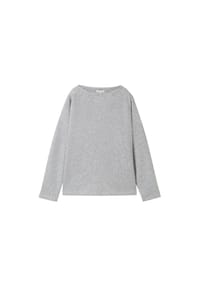 TOM TAILOR - Sweatshirt, Ripp-Struktur, für Damen - 10525 RED MÉLANGE