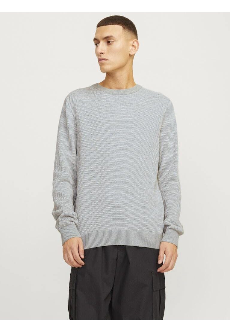 Originals By Jack & Jones Strickpullover "Jjeglobe", Baumwolle, FüR Herren, Grau, S