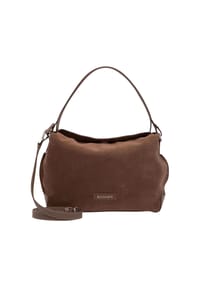 BOGNER LOGES - Schultertasche, Leder - BROWN
