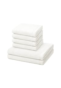 Cawö 4 X Handtuch 2 X Duschtuch im Set Lifestyle - Lifestyle - Anthrazit