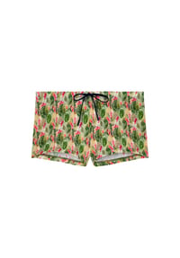 HOM - Badepants Taormina, Tunnelzug, für Herren - 40P126 GREEN PRINT
