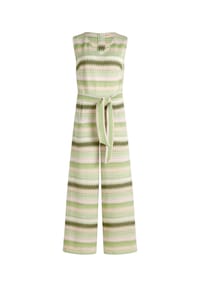 CARTOON - Jumpsuit mit Bindegürtel - Green/Rosé