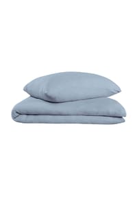 oh cosy - Bettwäscheset Sally - Musselin - 2-teilig - dunkelgrau