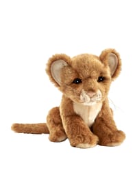 HANSA Creation - Kuscheltier "Löwe Baby", sitzend, 18 cm - BRAUN