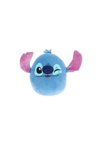 Disney - Disney Stitch Eggy Pillow 22 cm großes Plüschkissen Kuschelkissen - Blau 22x12 cm