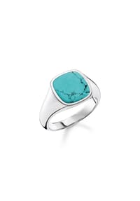 Thomas Sabo - Rebel at heart Ring türkis - silberfarben, türkis