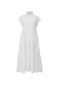 s.Oliver - Sommerkleid, Blusenkragen, für Damen - 01L0  WHITE