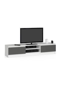 Akord - TV-Lowboard K160 mit 2 Türen und 4 Einlegeböden - artisan-eiche