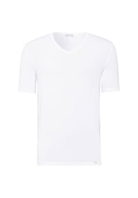 HANRO - V-Shirt Natural Function - black clay