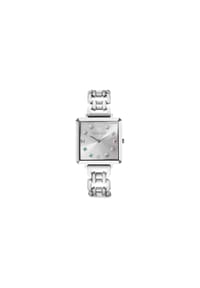 CŒUR DE LION - Uhr Iconic Cube Classic Rainbow Statement - silber