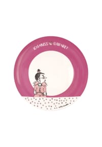 Goebel Teller Freundlieb - Ich muss gar nix - Barbara Freundlieb - Pink