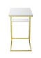 Kayoom Beistelltisch Lucilla 210 - weiß - gold – Eiche Bild 9
