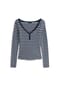 TOMMY Jeans Langarmshirt, Henley-Ausschnitt, für Damen Bild 1