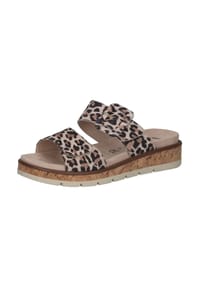 Caprice - Leder Pantoletten - Leopard