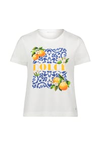 BETTY & CO - T-Shirt, Rundhals, für Damen - 1980 PA.WHITE/BLUE