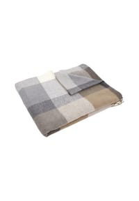 GALERIA home - Wohnplaid "Conny" - GRAUBEIGE