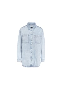 NOISY MAY - Langarmbluse - Light Blue Denim