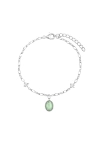 NOELANI - Damen Armband, 925er Silber mit Katzenauge - SILBER