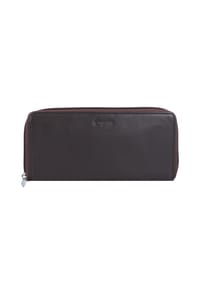 Esquire New Silk - New Silk Geldbörse Leder 19 cm - braun