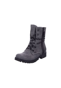 rieker - Lederimitat Stiefelette - Grau/Schwarz