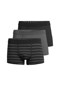 seidensticker - Retro Short / Pant 3er Pack Relax Cotton - Schwarz / Grau