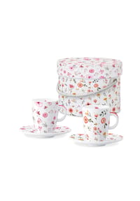 ppd - Espressotasse Oh Happy Day E-Cup, 2er Set, in Geschenkbox, 80 ml - Mehrfarbig