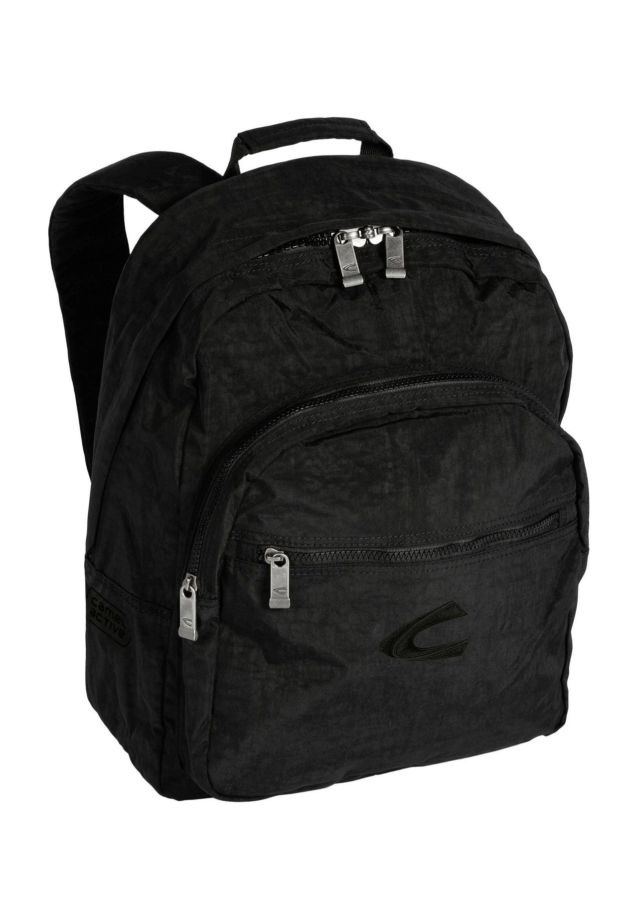 Camel Active Schwarz Rucksack "Journey" Freizeitrucksack Mit Logostickerei von Baur - Bild 8