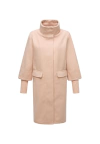 NAVAHOO® - Langmantel Polarblüte 14 - Beige