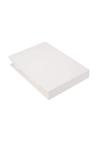GALERIA home - Biber-Spannbetttuch - WHITE - SNOW WHITE