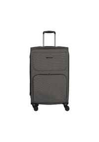 Stratic BENDIGO LIGHT+ - 4-Doppelrollen-Trolley, Reißverschlusstaschen, TSA-Schloss - BLACK
