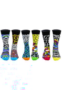 united ODDsocks® - Herren Socken, 6 Socken - Strumpf, Motive - Freekick