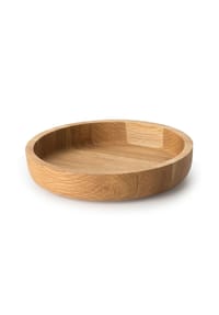 CONTINENTA - Servierschale, Eichenholz, Ø 20 x 4.3 cm - Holzfarben