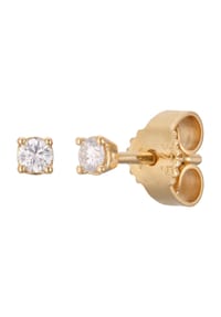 VANDENBERG - Damen Kette mit Anhänger, 375er Gelbgold mit 1 Diamant, ca. 0,1 Karat - GELBGOLD