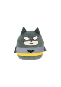 Batman - Plüschfigur 22 cm weiches Squishy Spielzeug im Superhelden-Design - Grau 22x16x13 cm