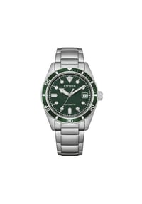 CITIZEN® AUTOMATIK - Herren Armbanduhr "NJ0220-52X" - GRÜN
