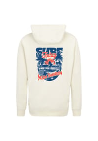 OLDSKULL - Hoodie Wrldvibe Surf Dreams Graphic Grenzenlose Kreativität, fühle den World-Vibe - Heather Grey