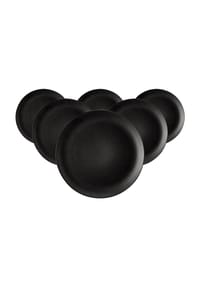 Seltmann Weiden Speiseteller Liberty Velvet Black ø 27,9 cm 6er Set schwarz - LIBERTY VELVET BLACK - schwarz