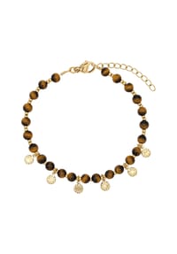 NOELANI - Armband für Damen, Edelstahl, Tigerauge - MEHRFARBIG