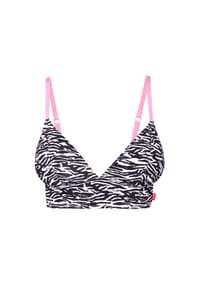 JOOP! JEANS - Bralette Animal Print - Black AOP