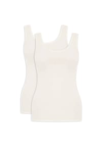 CHANTELLE - Damen Top, 2er Pack - Unterhemd, SoftStretch, nahtlos - Dunkelblau