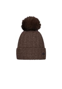 BARTS® - Pudelmütze Augustia, Umschlag, für Damen - 20 DARK BROWN
