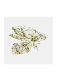 LOBERON - Serviette 4er Set Nolaria creme/grün - creme/grün
