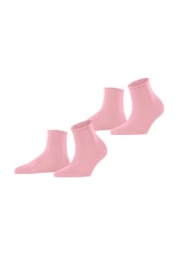 ESPRIT - Kurzsocken, 2er-Pack, Rollbündchen, für Damen - 2000 WHITE