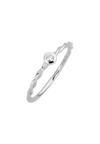 LYOMI - Ring 585/- Gold 1 Diamant Lab Grown 0,04ct. - weiß