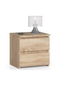 Akord - Nachttisch CL2 mit 2 Schubladen - artisan-eiche